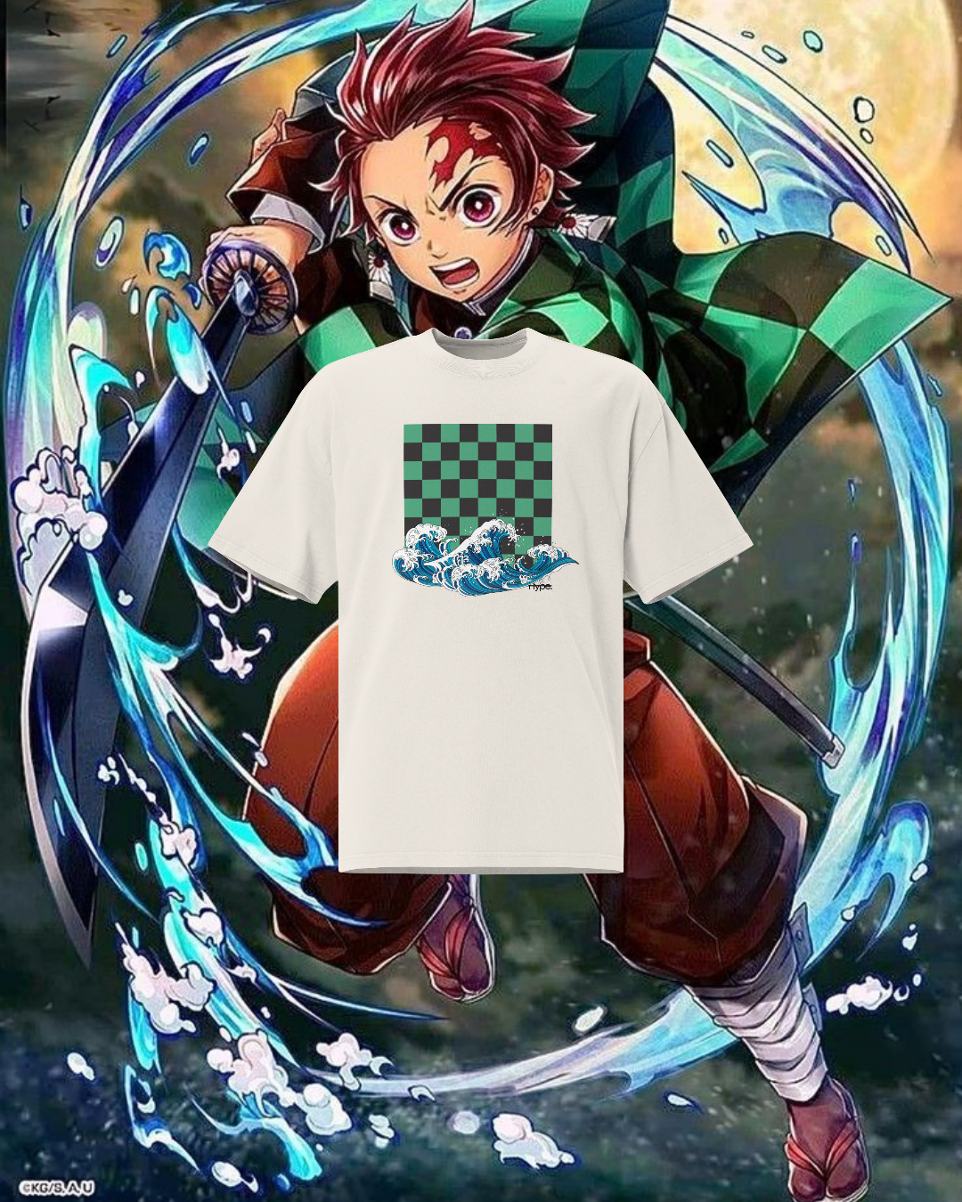 Demon Slayer Oversized Tee